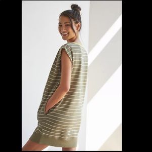 NWT anthropology striped tee dress